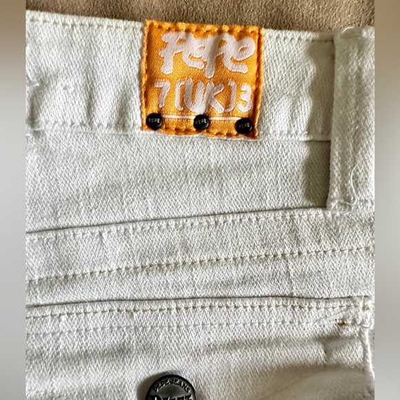 Pepe PLJ Series 73- White Flare Jeans - Picture 3 of 9